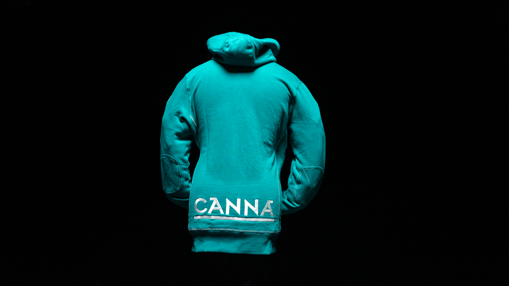 CANNA Green Hoodie (zipped)